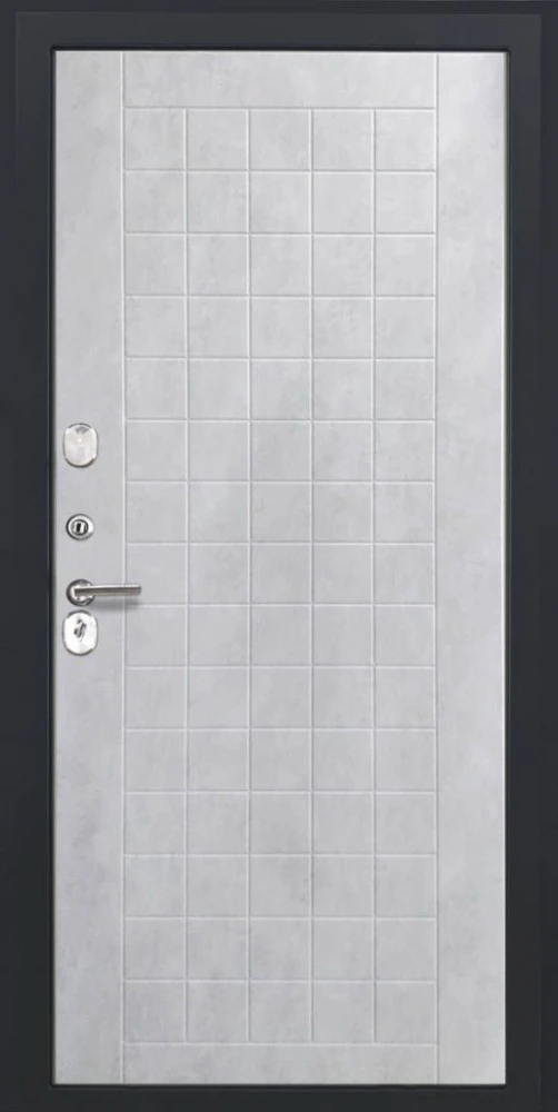 Входная дверь ДвериПРО Квадро ФЛ-256 (10мм, Бетон снежный) DPRO227587 внутренняя сторона